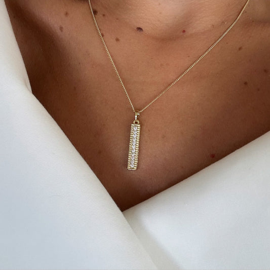 Sunna 14k Rengi Rodyum Kaplama Kolye