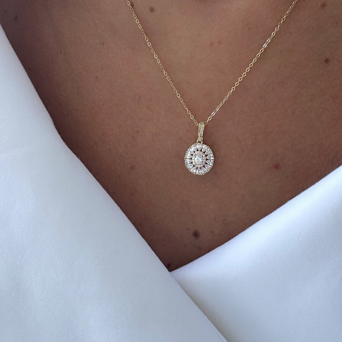 Arous 14k Rengi Rodyum Kaplama Set