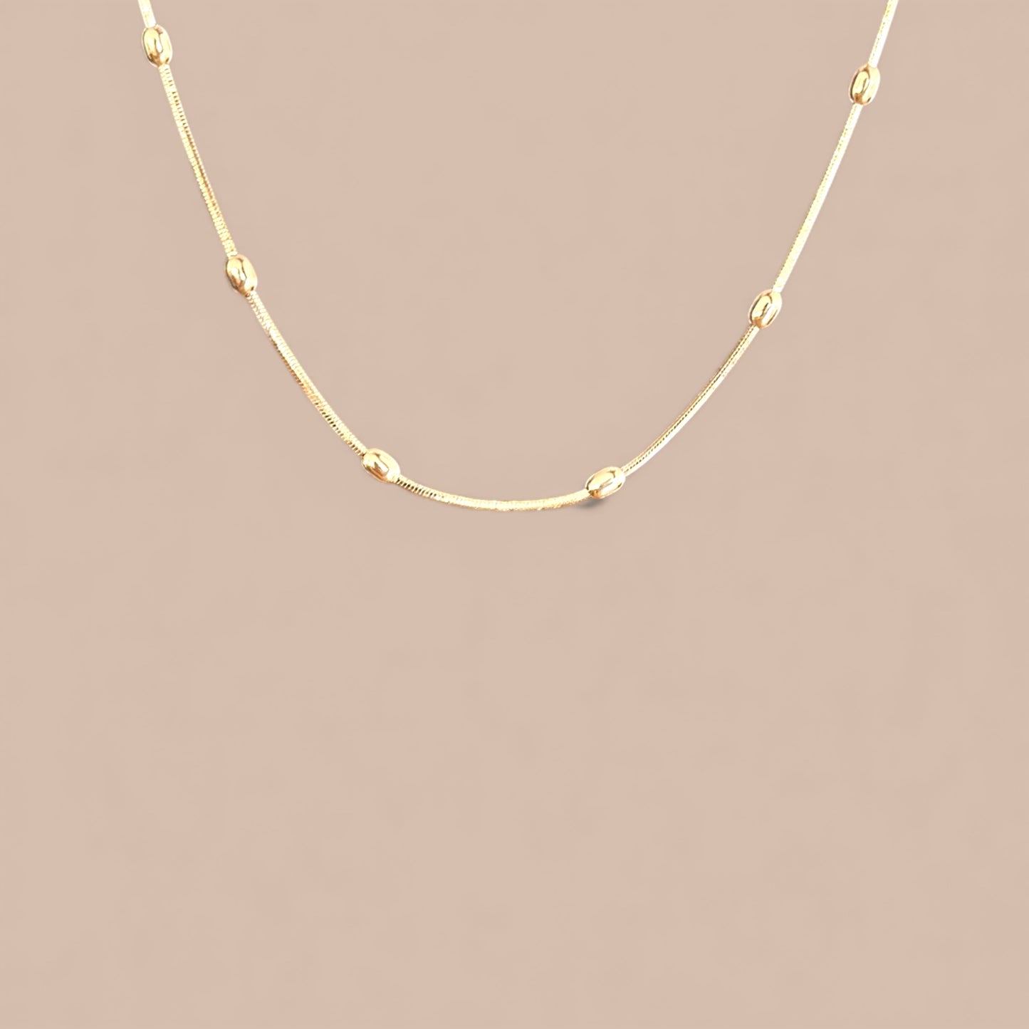 Meline 14k Rodyum Kaplama Kolye