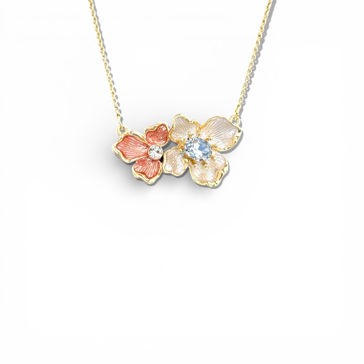 Flose 14k Rodyum Kaplama Kolye