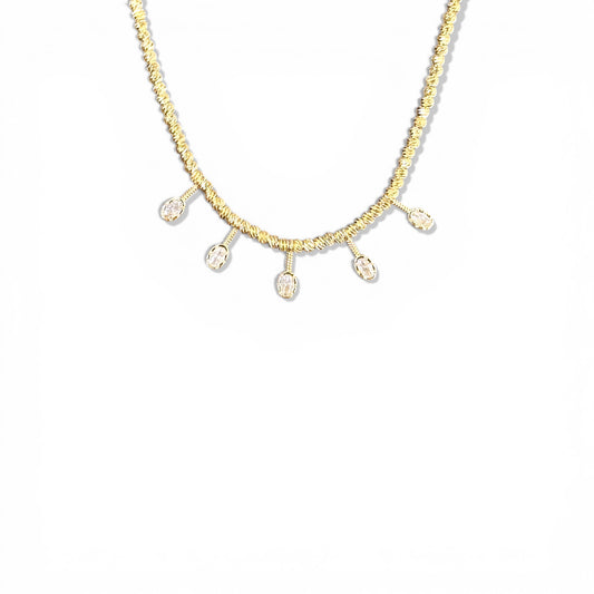 Dunne 14k Rengi Boyut Ayarlanabilir Kolye