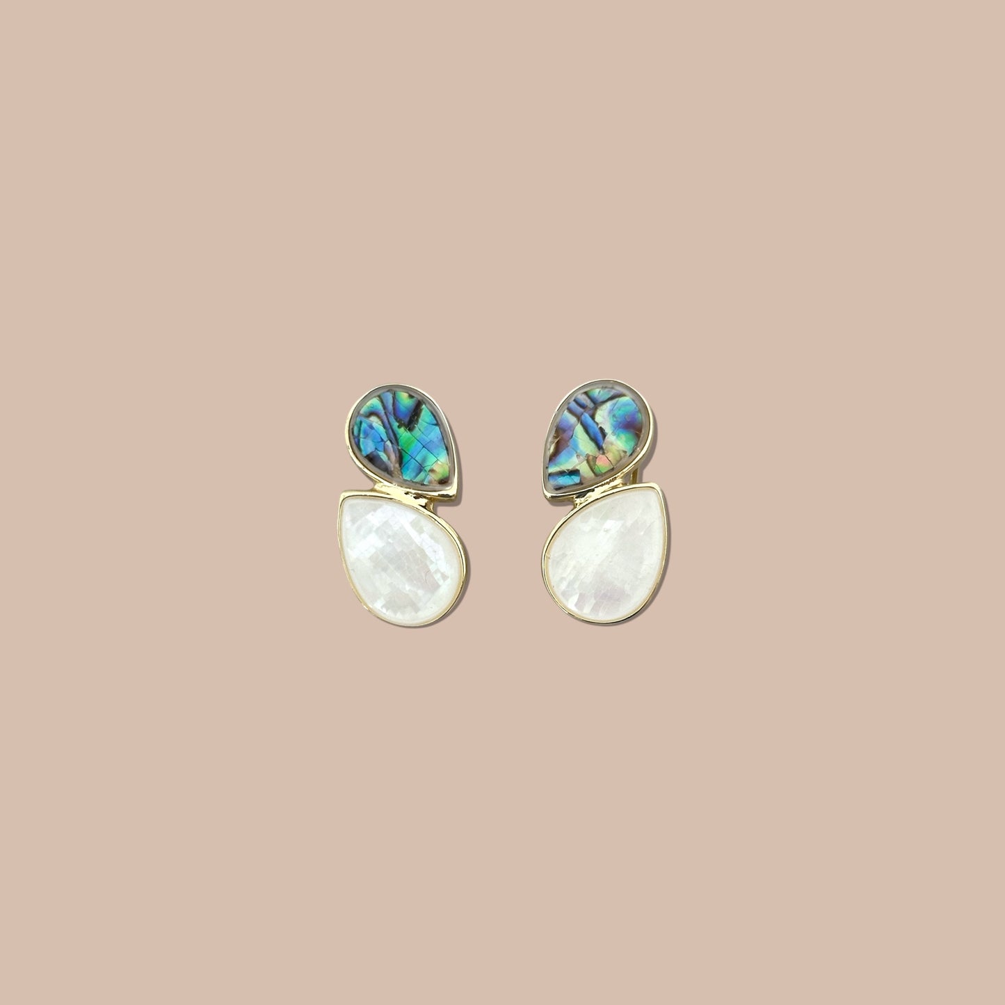 LaPearl V8 14K Rhodium Plated Earrings