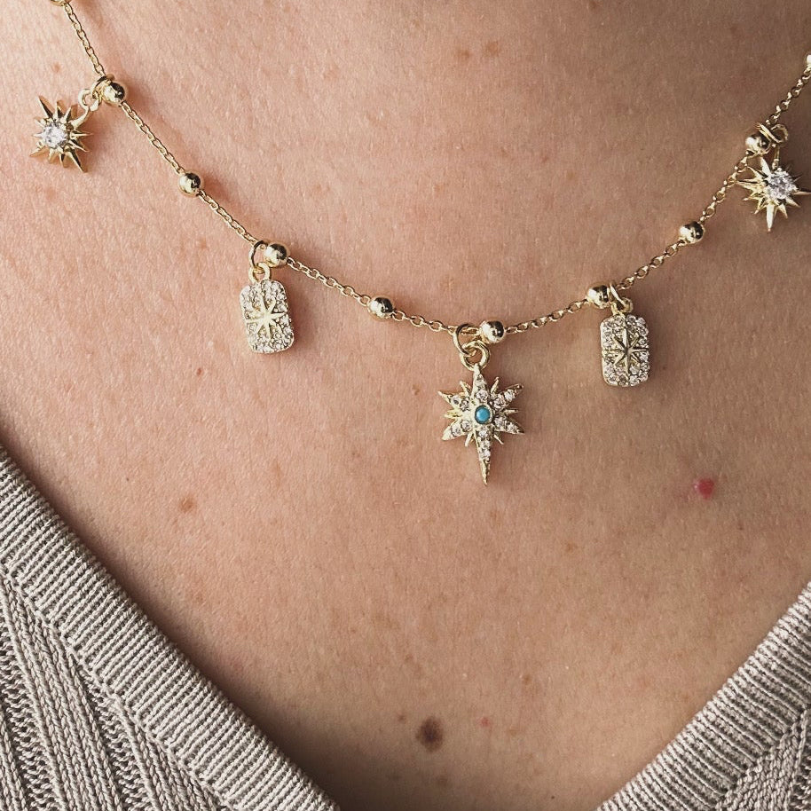 14k Notes Adjustable Necklace