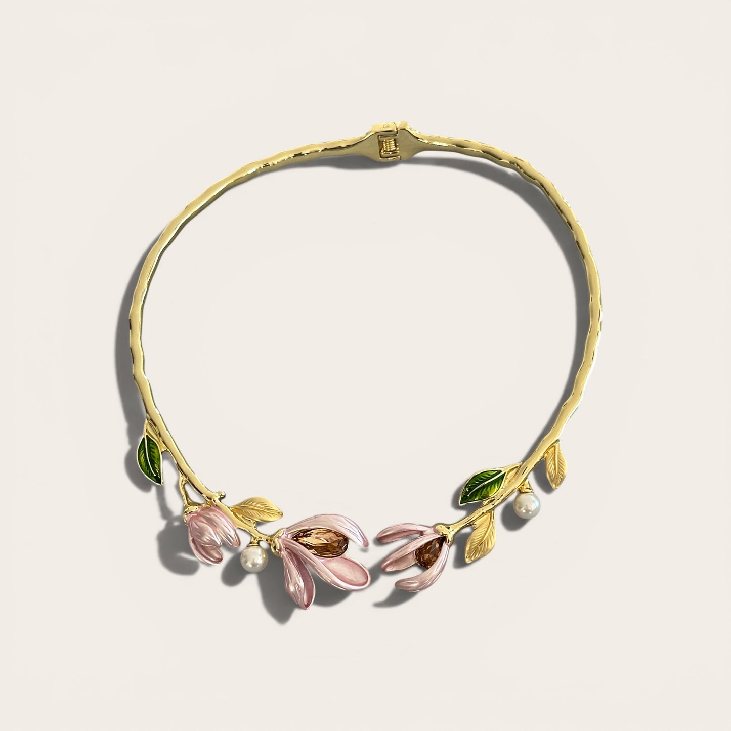 Daydream Pink 14k Rodyum Kaplama Kolye