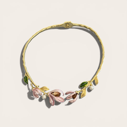 Daydream Pink 14k Rodyum Kaplama Kolye