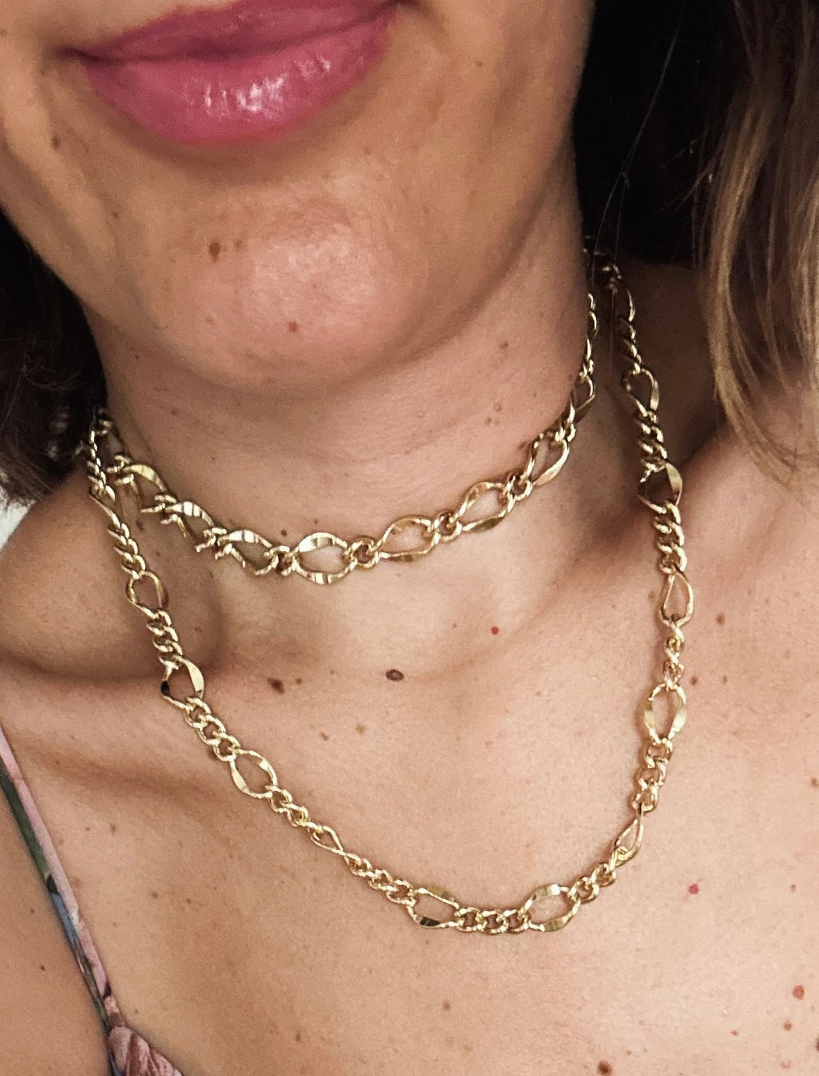 Henna 50 cm 14k Color Rhodium Plated Necklace