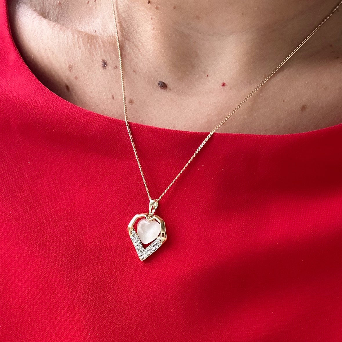 Fonos 14k Rhodium Plated Necklace