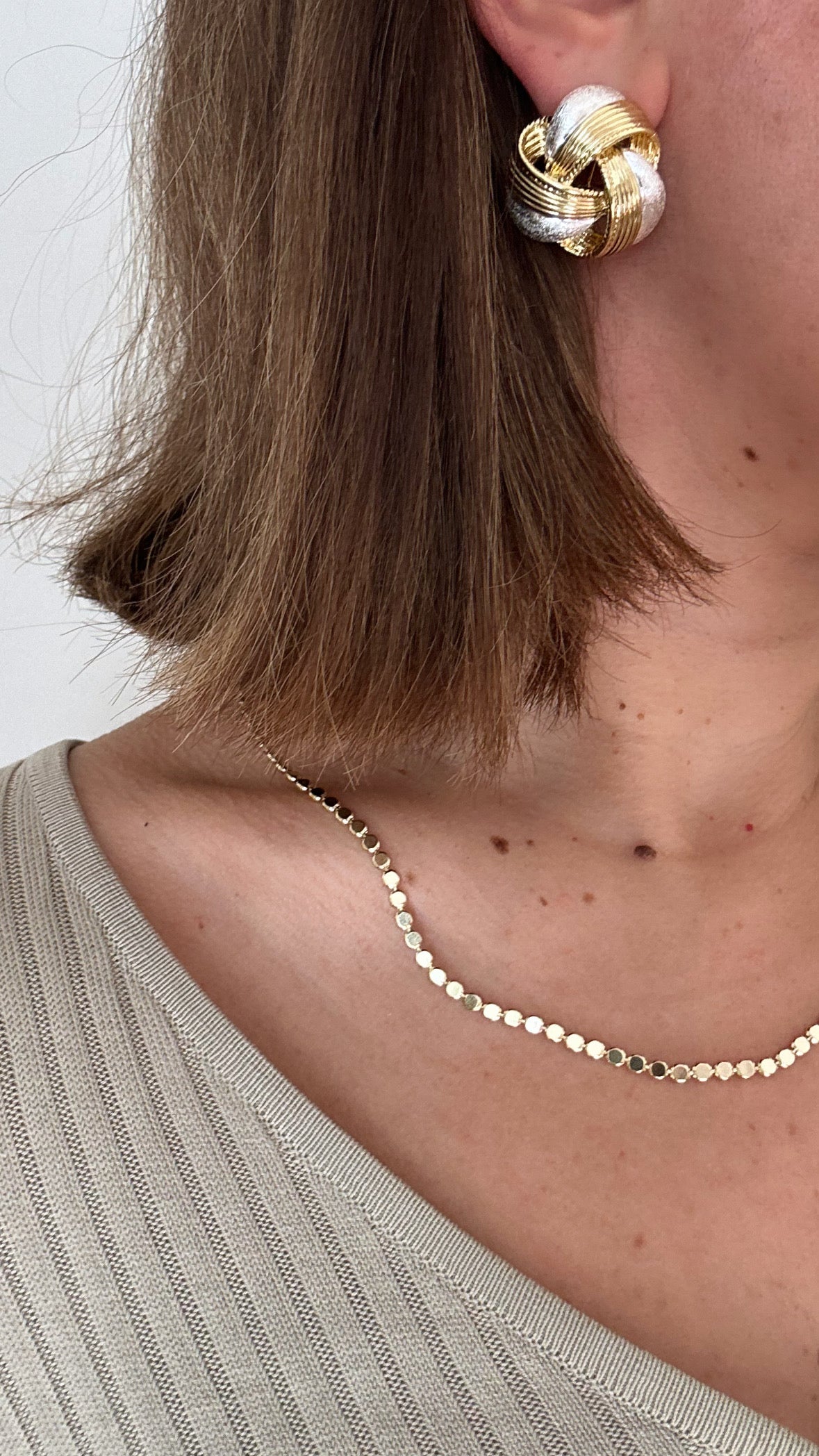 Vion 14k Rengi Rodyum Kaplama Küpe