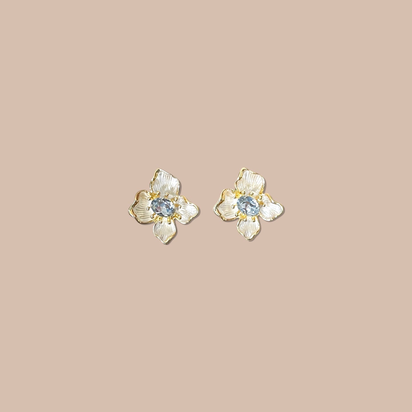 Flose 14k Rodyum Kaplama Küpe