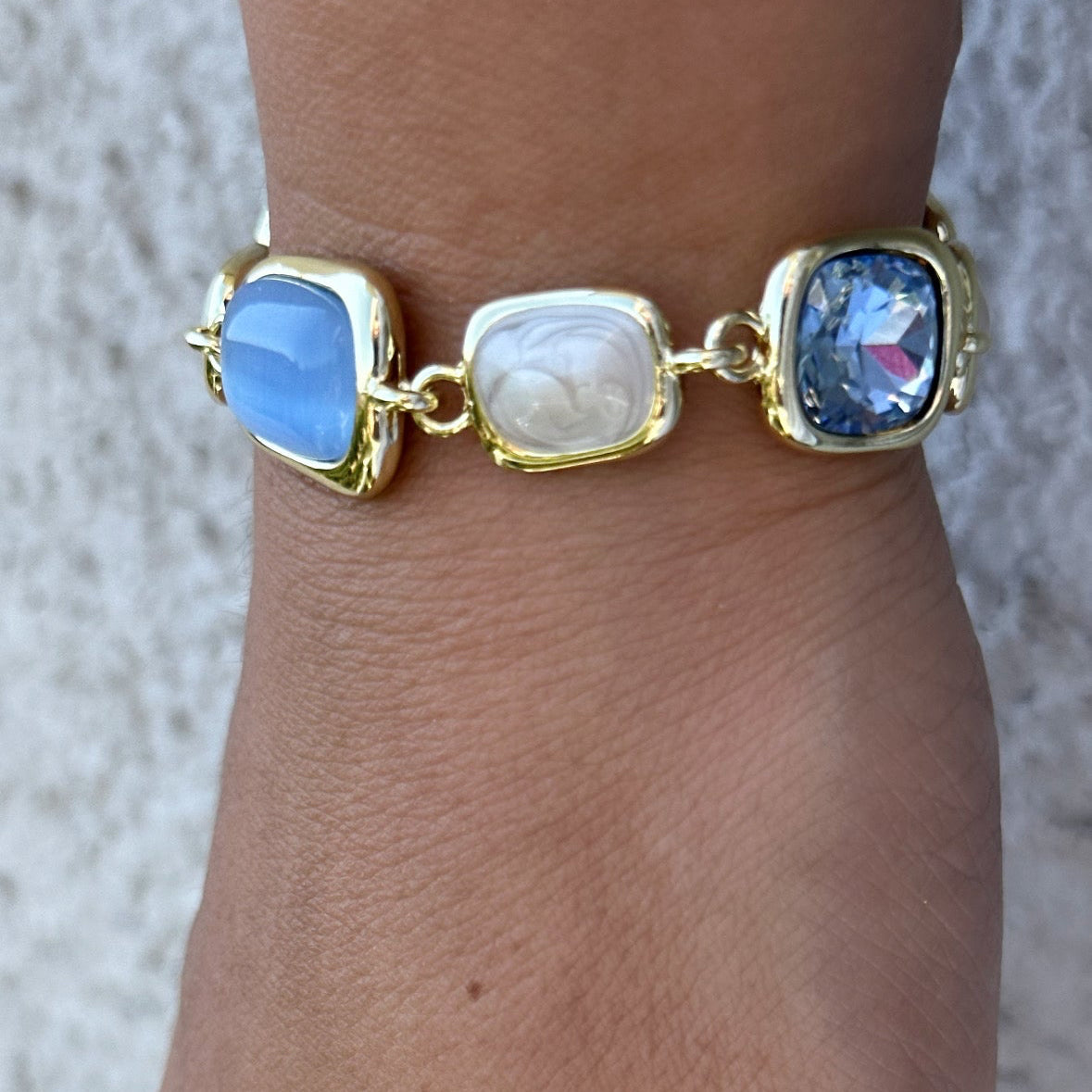 Aria 14K Rhodium Plated Bracelet