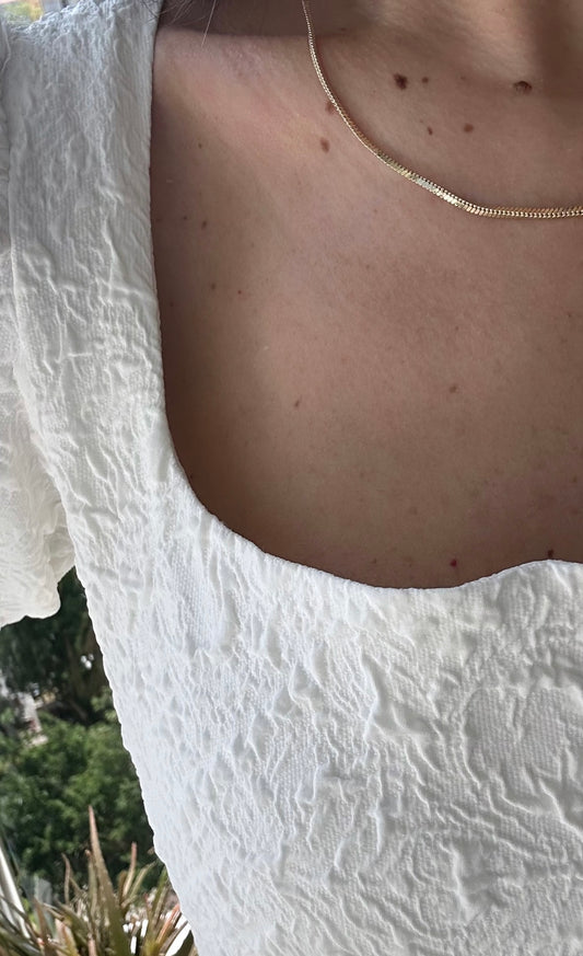 Fona 14k Rodyum Kaplama 45cm Kolye