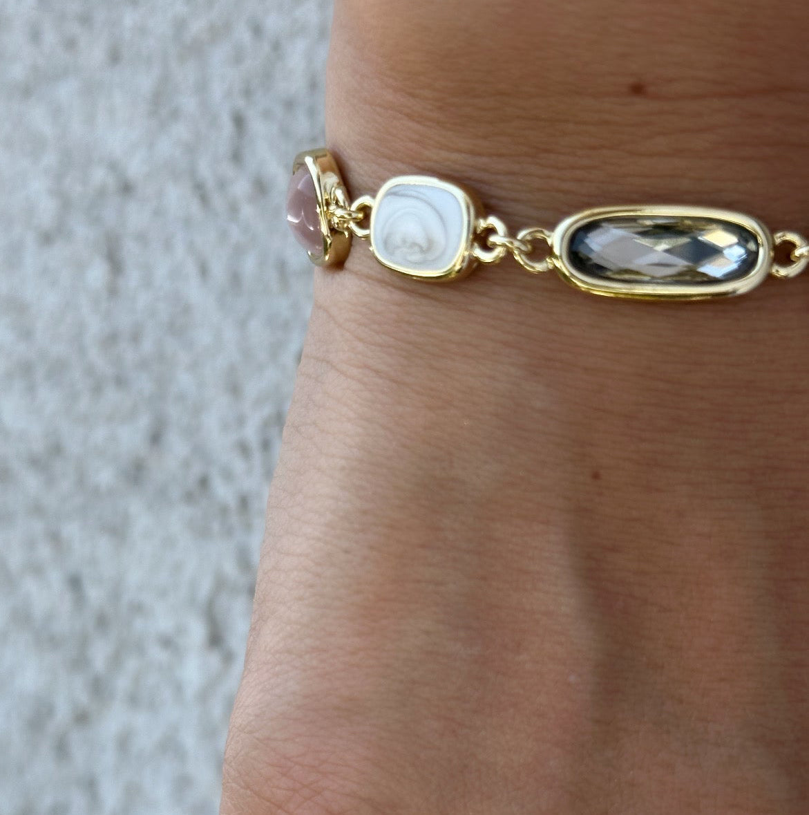 Aria 14K Rhodium Plated Bracelet