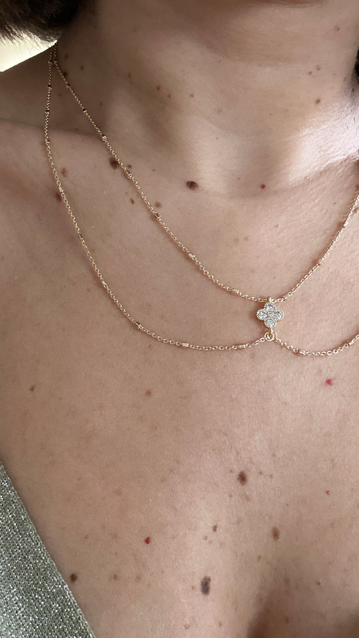 Lolli 14k Rodyum Kaplama Kolye