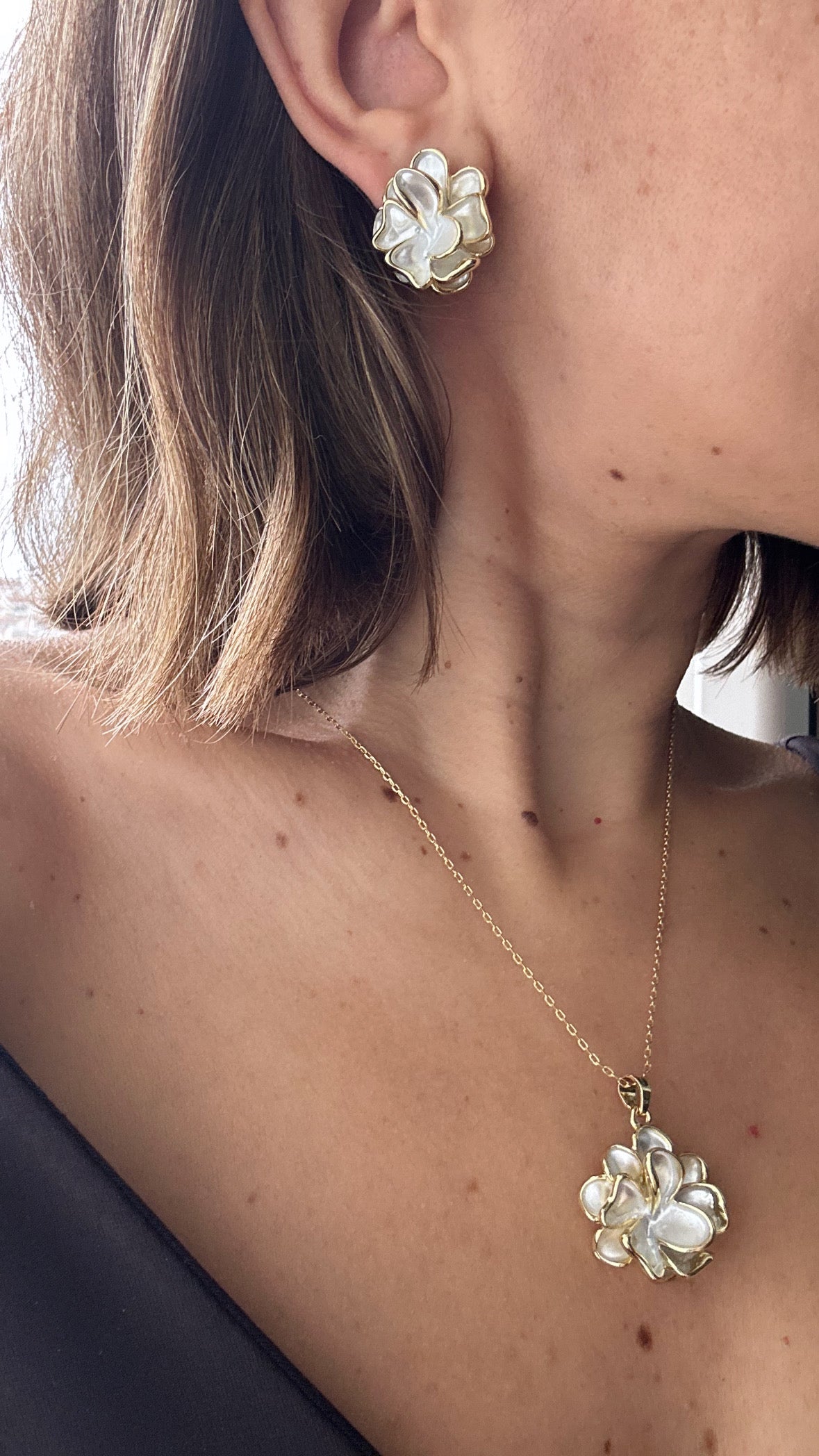 Naddy 14k Rengi Rodyum Kaplama Kolye