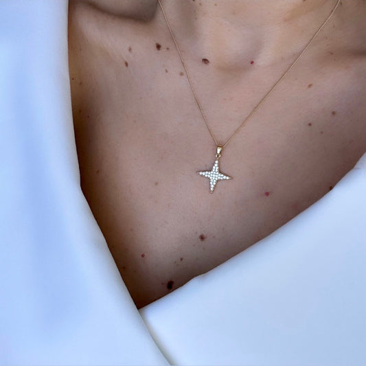 Juno 14k Rodyum Kaplama Kolye