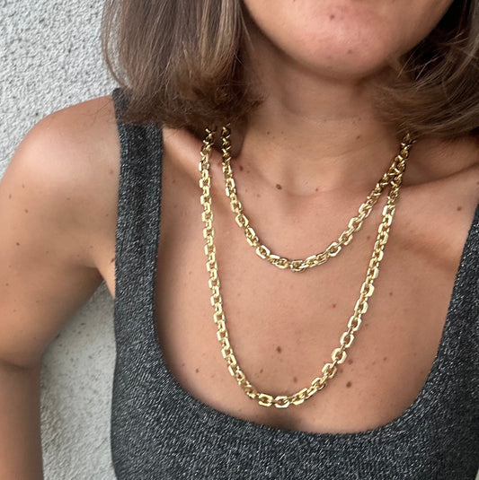 Kien 45 cm 14k Color Rhodium Plated Necklace