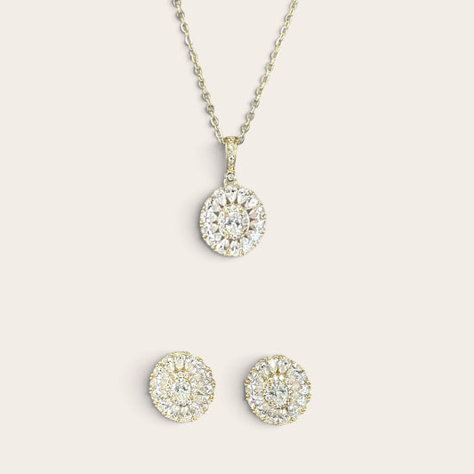 Arous 14k Rengi Rodyum Kaplama Set