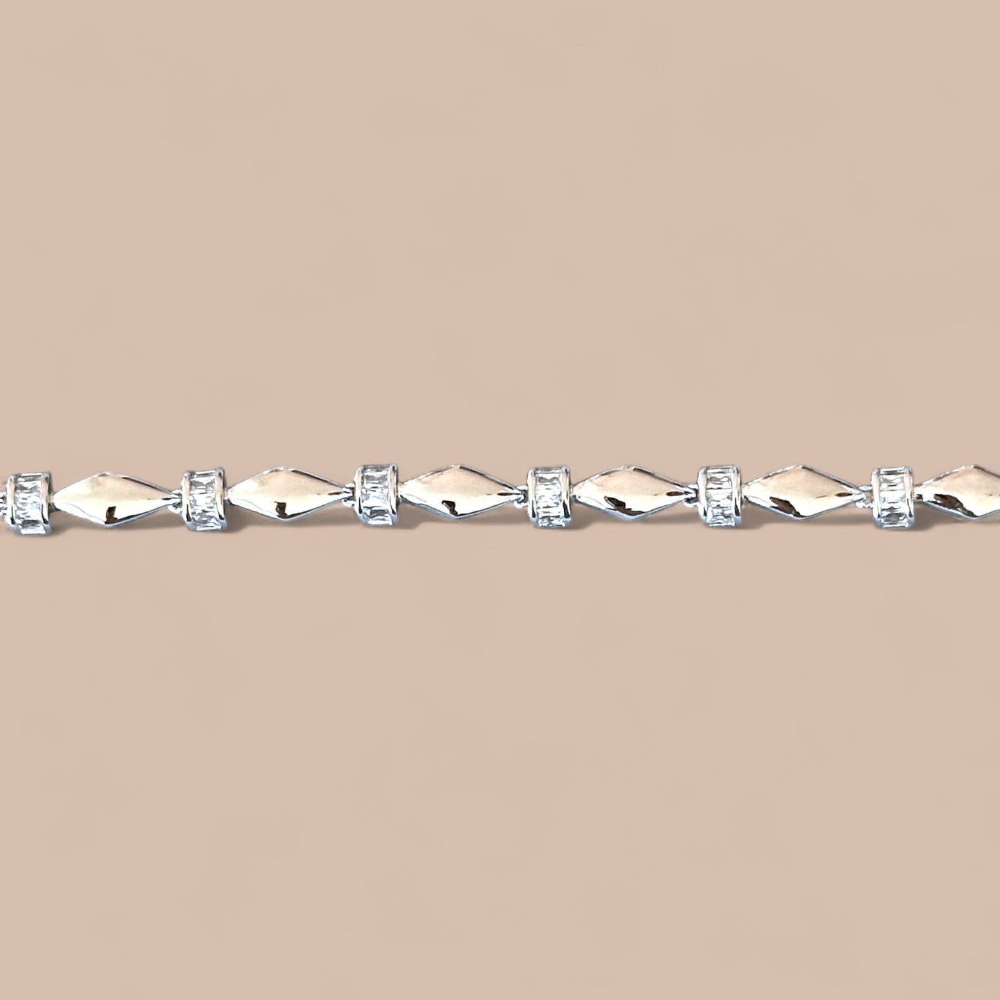 Ruli Rhodium Plated Bracelet