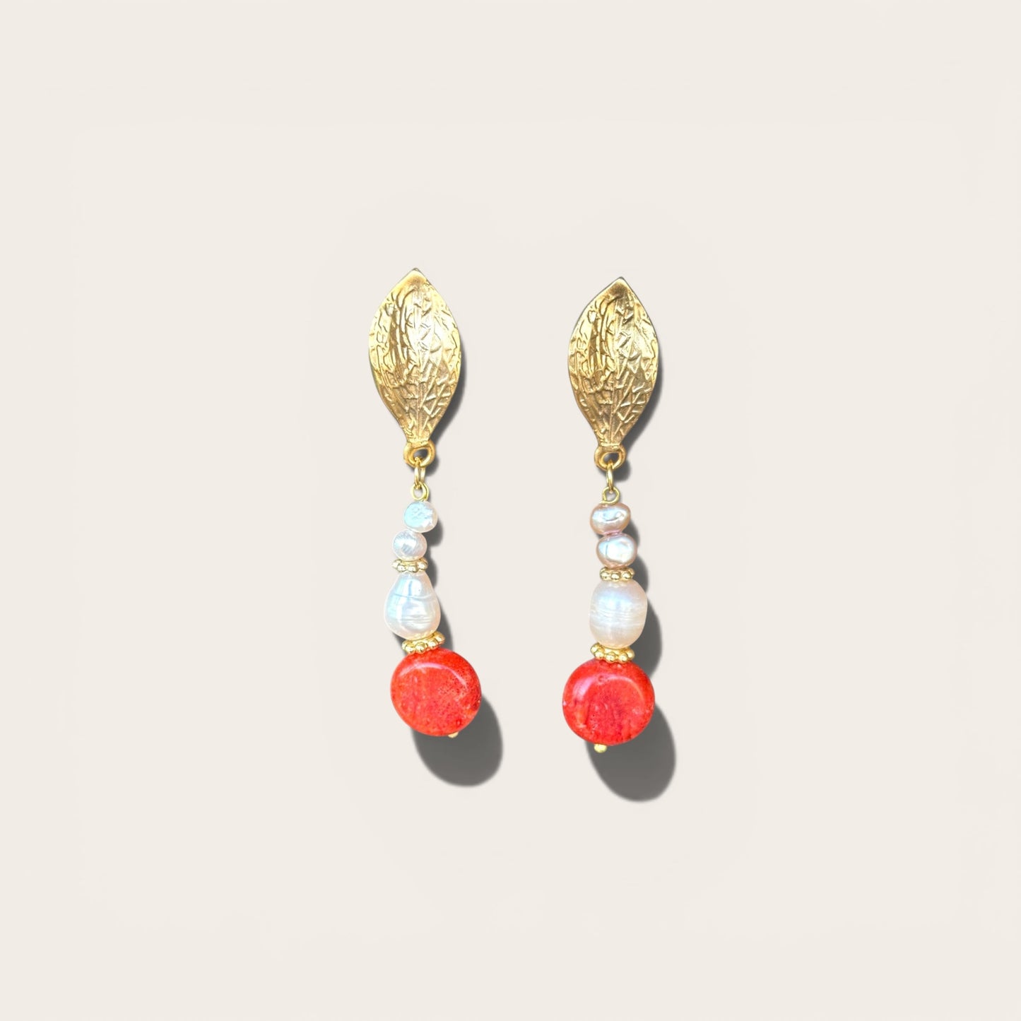 Gisio Gold Plated Dangle Earrings