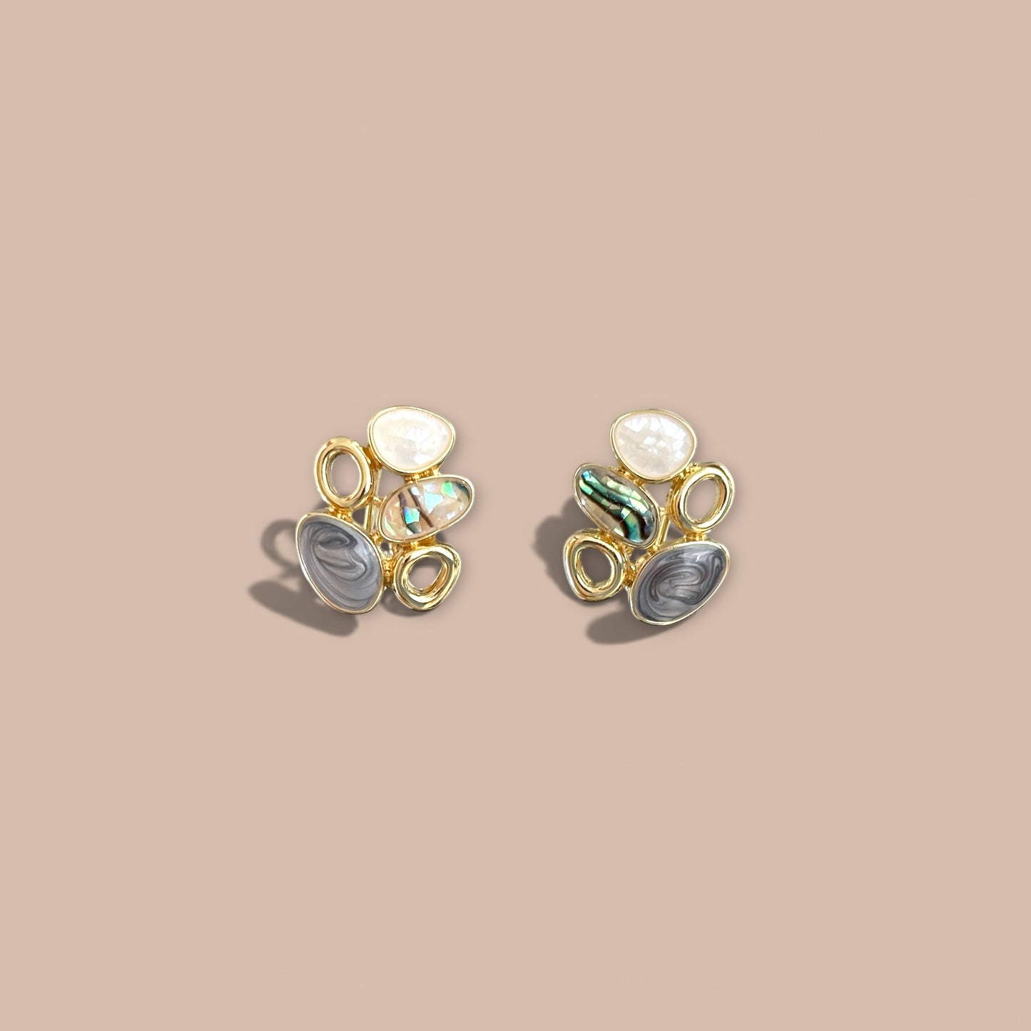 Lapearl 14k Rhodium Plated Earrings