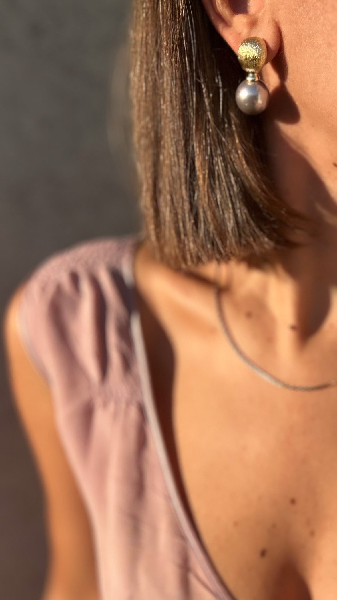 Reine Doree 14k Rengi Rodyum Kaplama Küpe