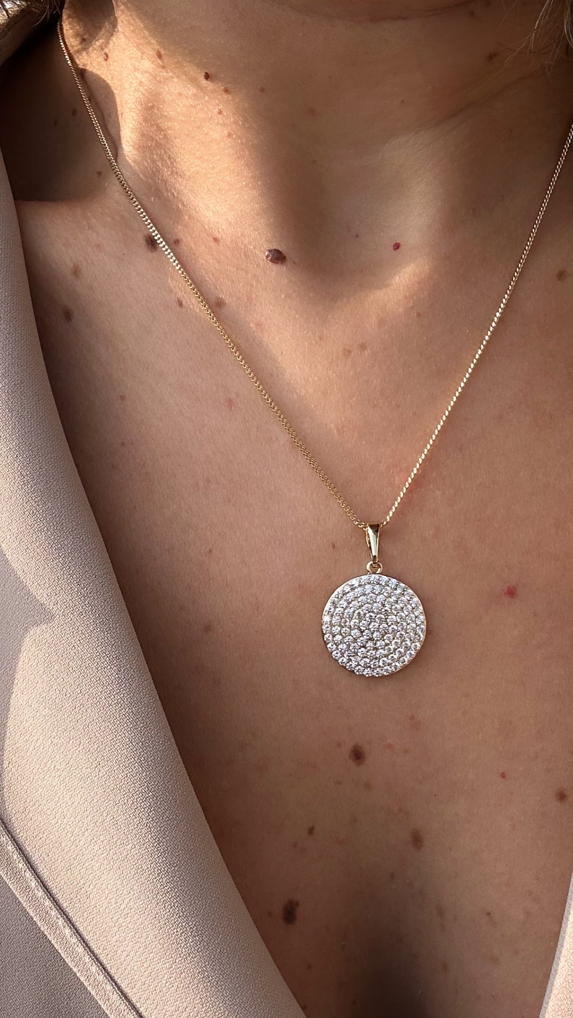 Epure 14k Rodyum Kaplama Kolye