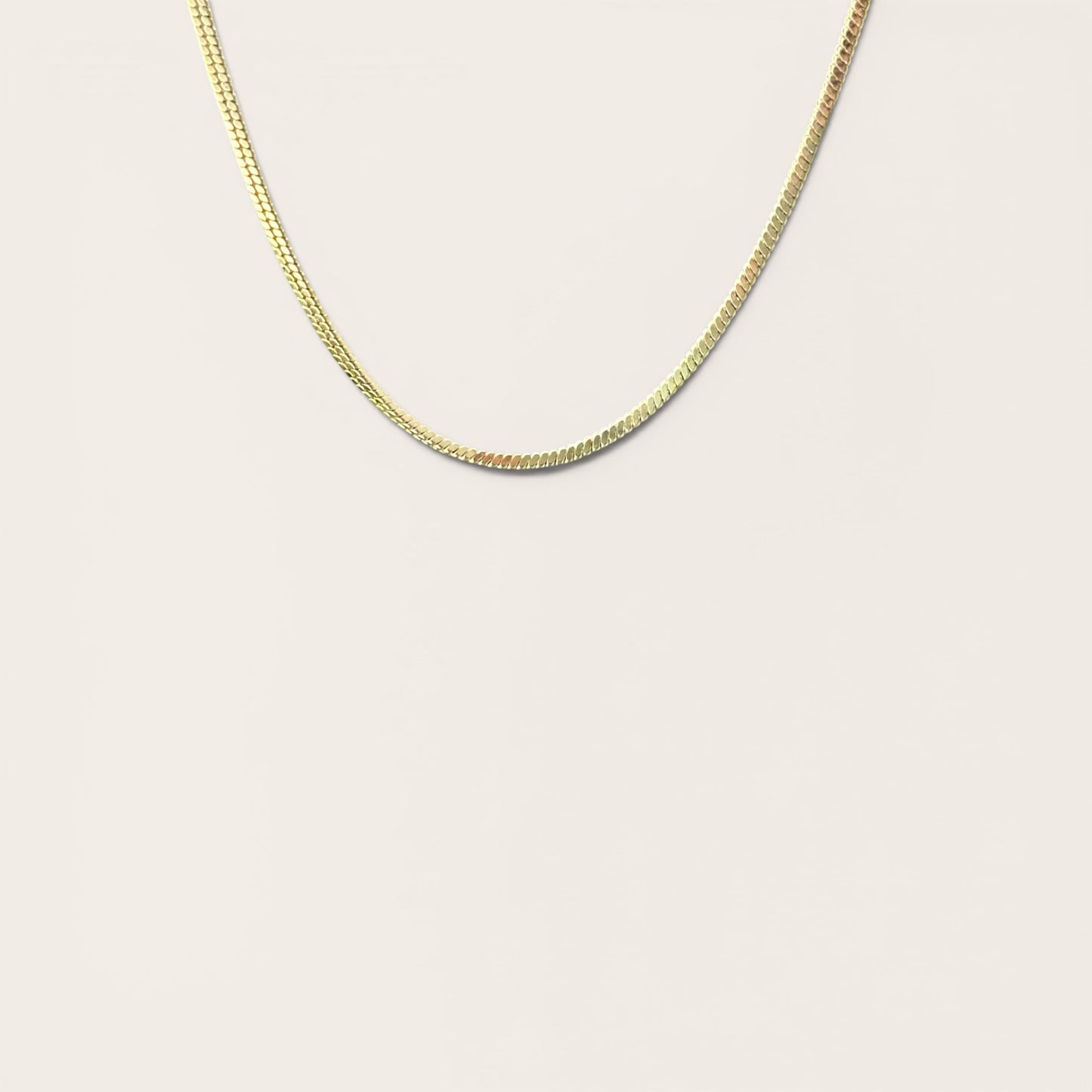 Fona 14k Rodyum Kaplama 45cm Kolye