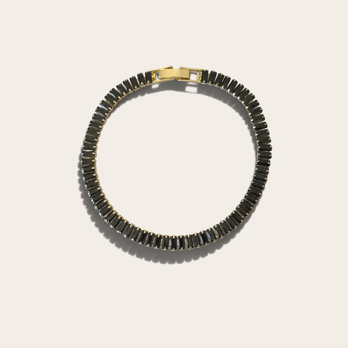 Black 14K Rengi Rodyum Kaplama Bileklik