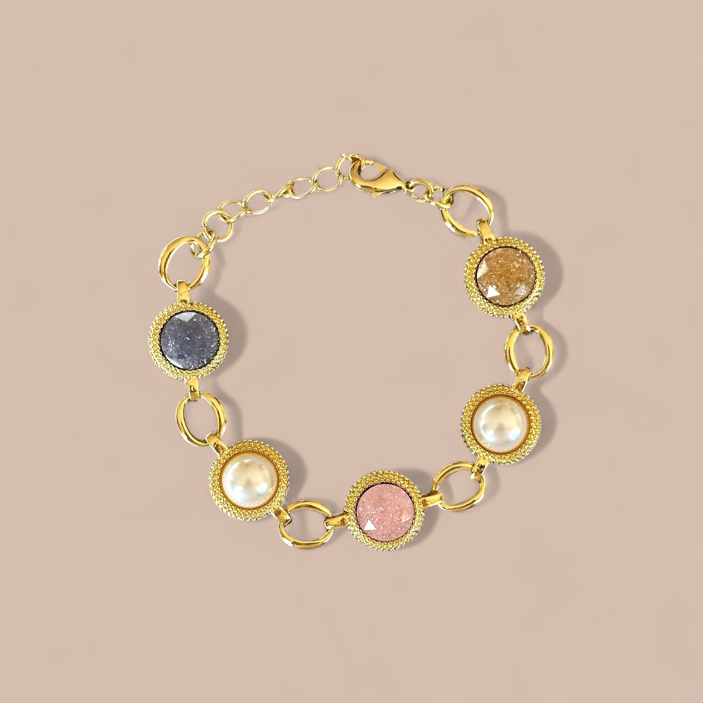 Opera 14K Rodyum Kaplama Bileklik