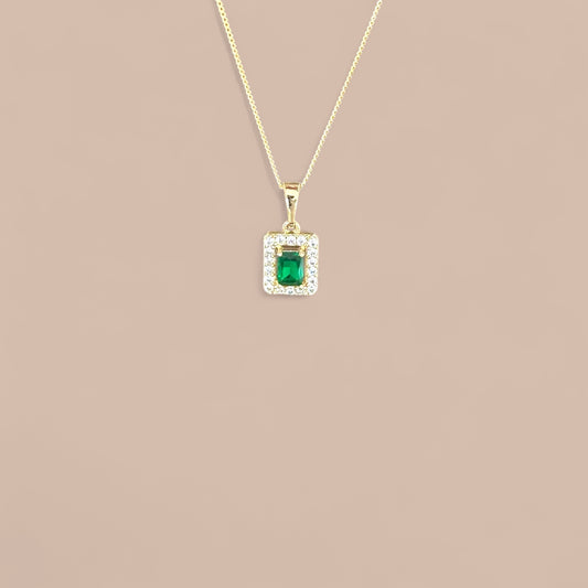 Clara 14k Rodyum Kaplama Kolye