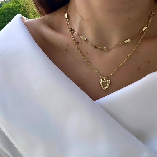 Lovesimma 14k Rhodium Plated Necklace