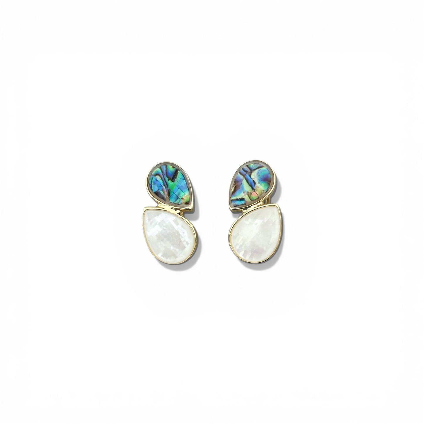 LaPearl V8 14K Rhodium Plated Earrings