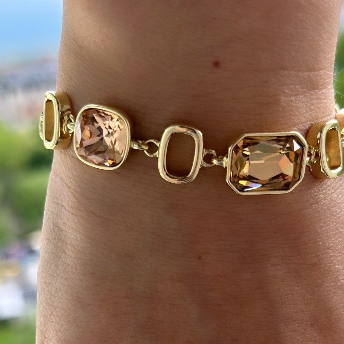 Solithe 14K Rengi Rodyum Kaplama Bileklik
