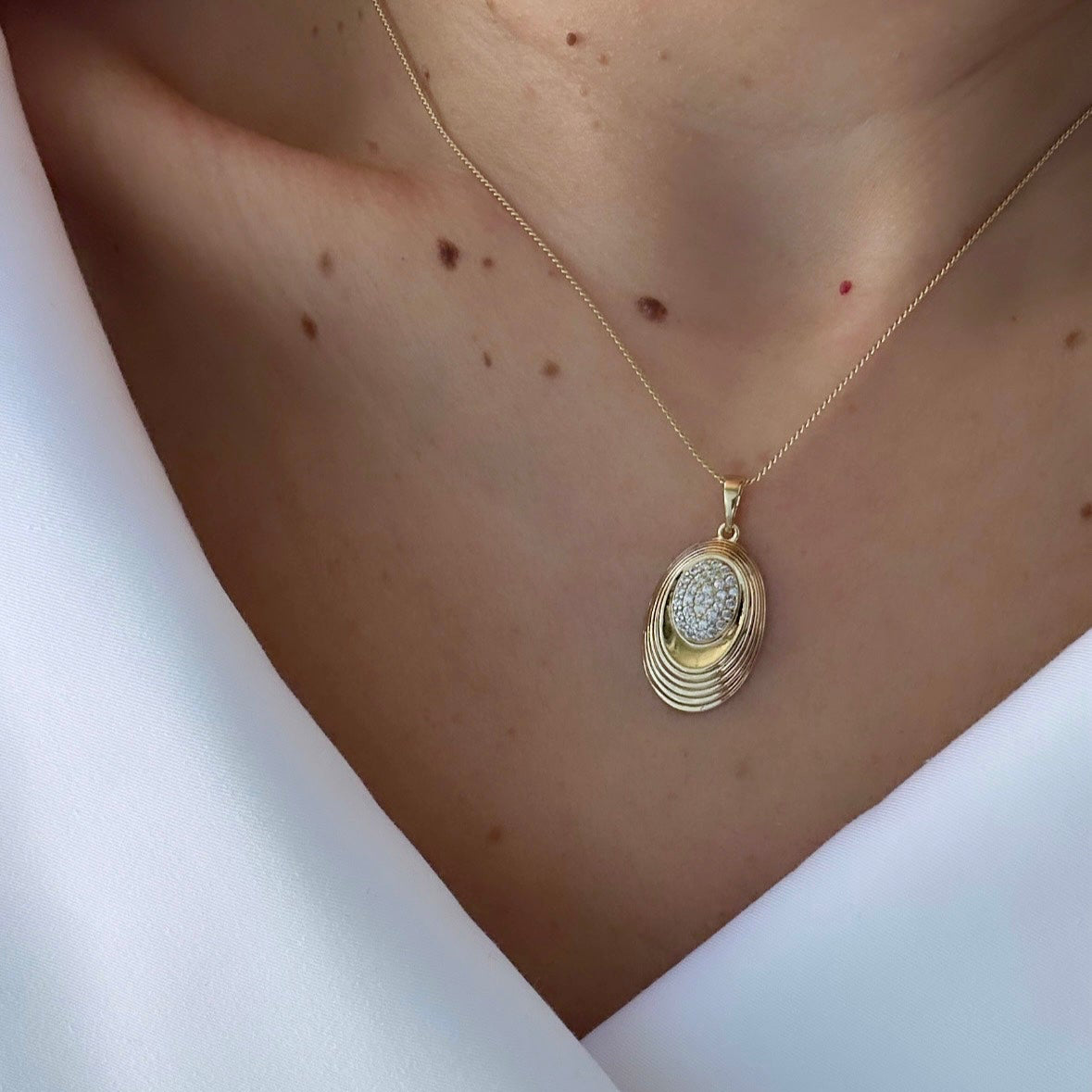 Lina 14k Rengi Kolye