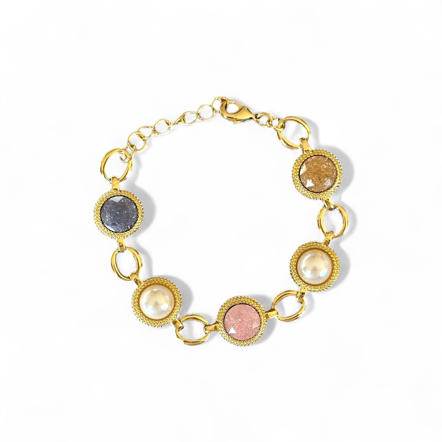 Opera 14K Rodyum Kaplama Bileklik