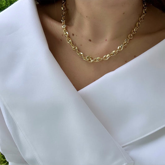 Sien 45 cm 14k Color Rhodium Plated Necklace