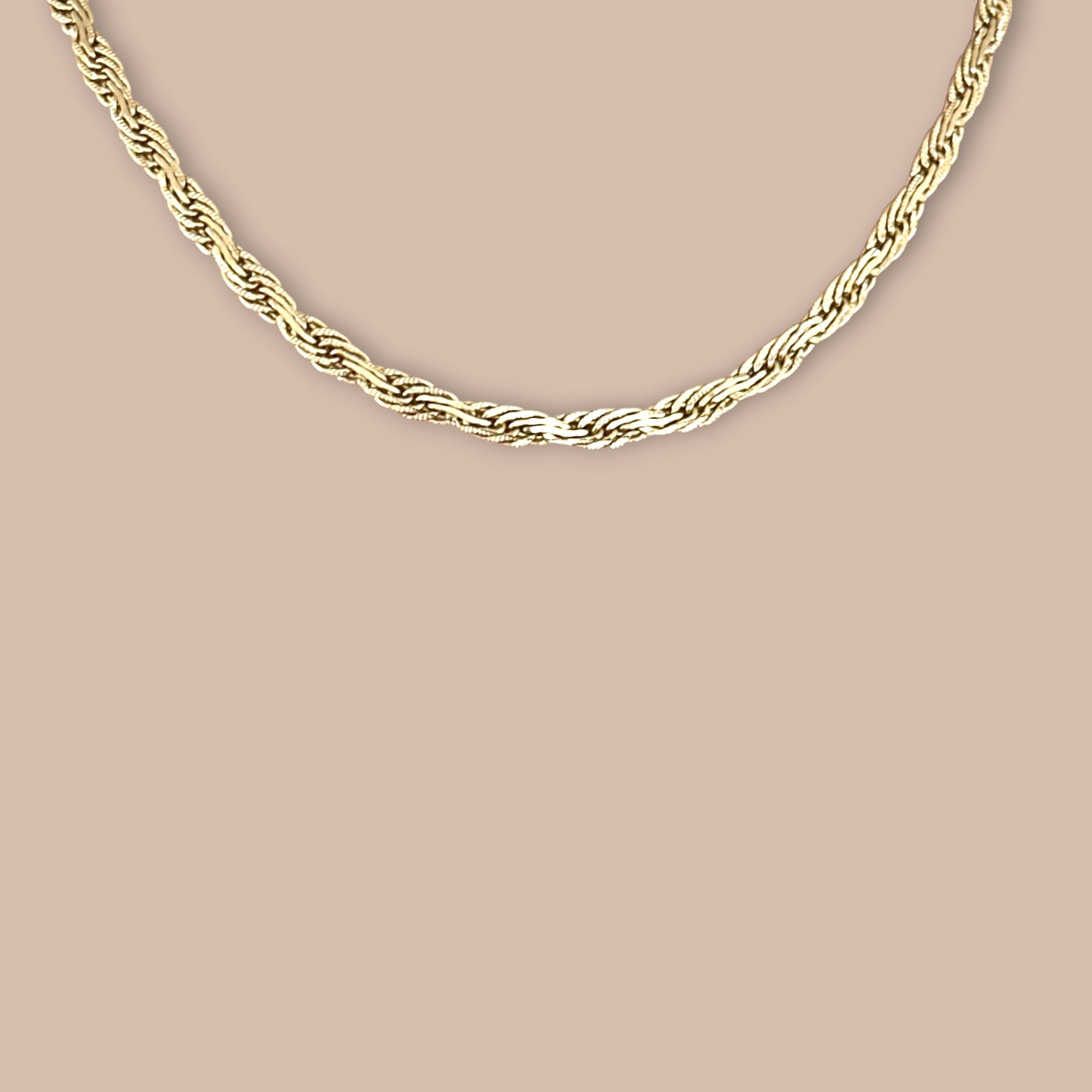 Fona 50 cm 14k Rengi Rodyum Kaplama Kolye