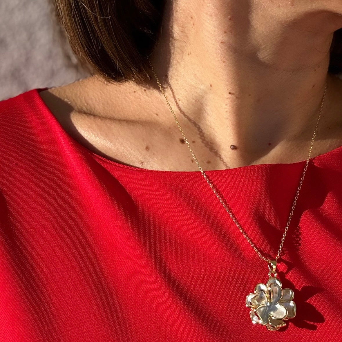 Naddy 14k Rhodium Plated Necklace