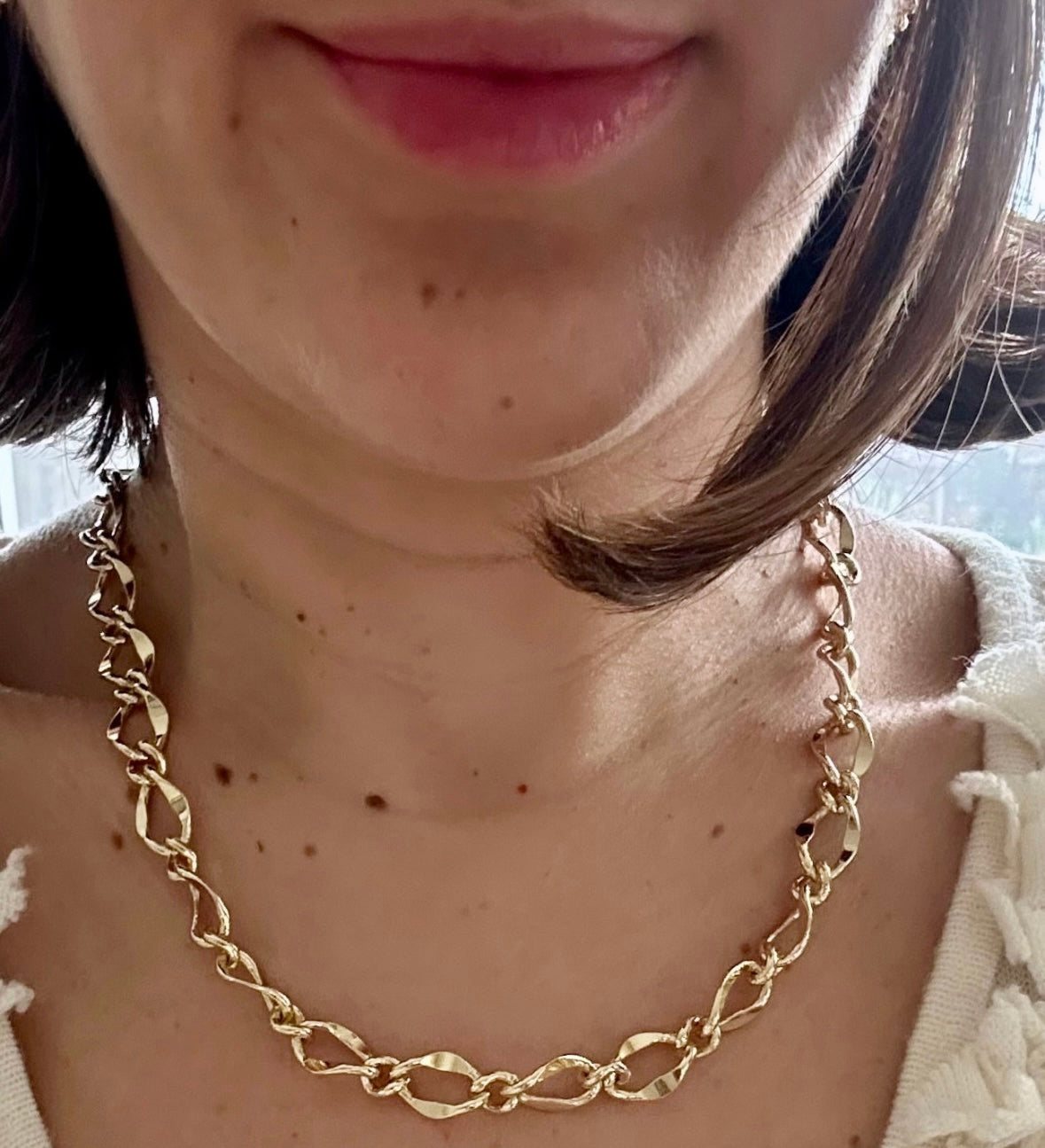 Henna 50 cm 14k Color Rhodium Plated Necklace