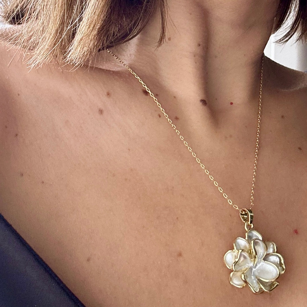 Naddy 14k Rhodium Plated Necklace