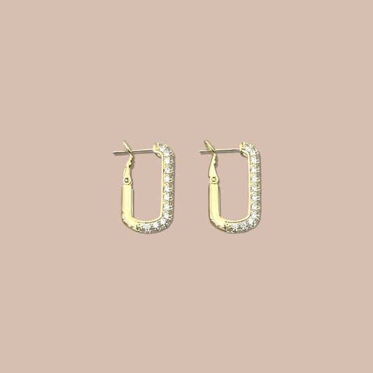 Clim 14k Rengi Rodyum Kaplama Küpe