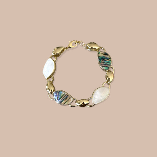 Lapearl 14K Rodyum Kaplama Bileklik