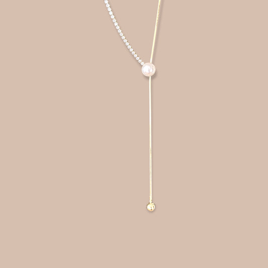 Bono 14k Rodyum Kaplama Kolye