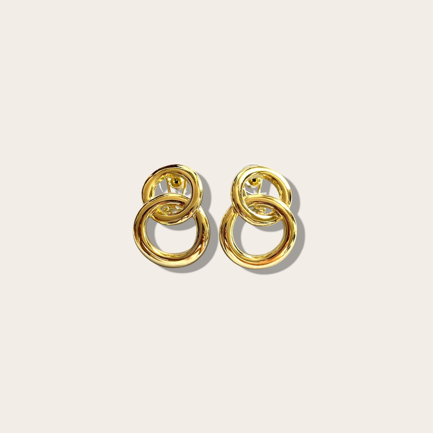 Jim 14K Gold Rhodium Plated Dangle Earrings