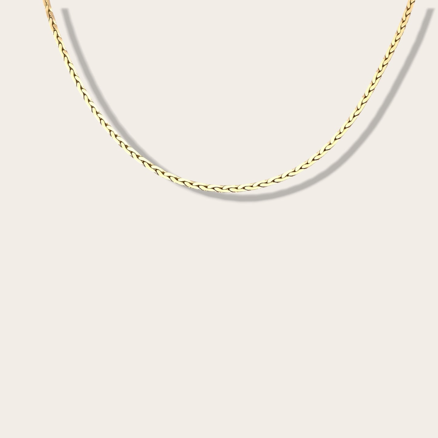 Merra 14k Rhodium Plated Chain