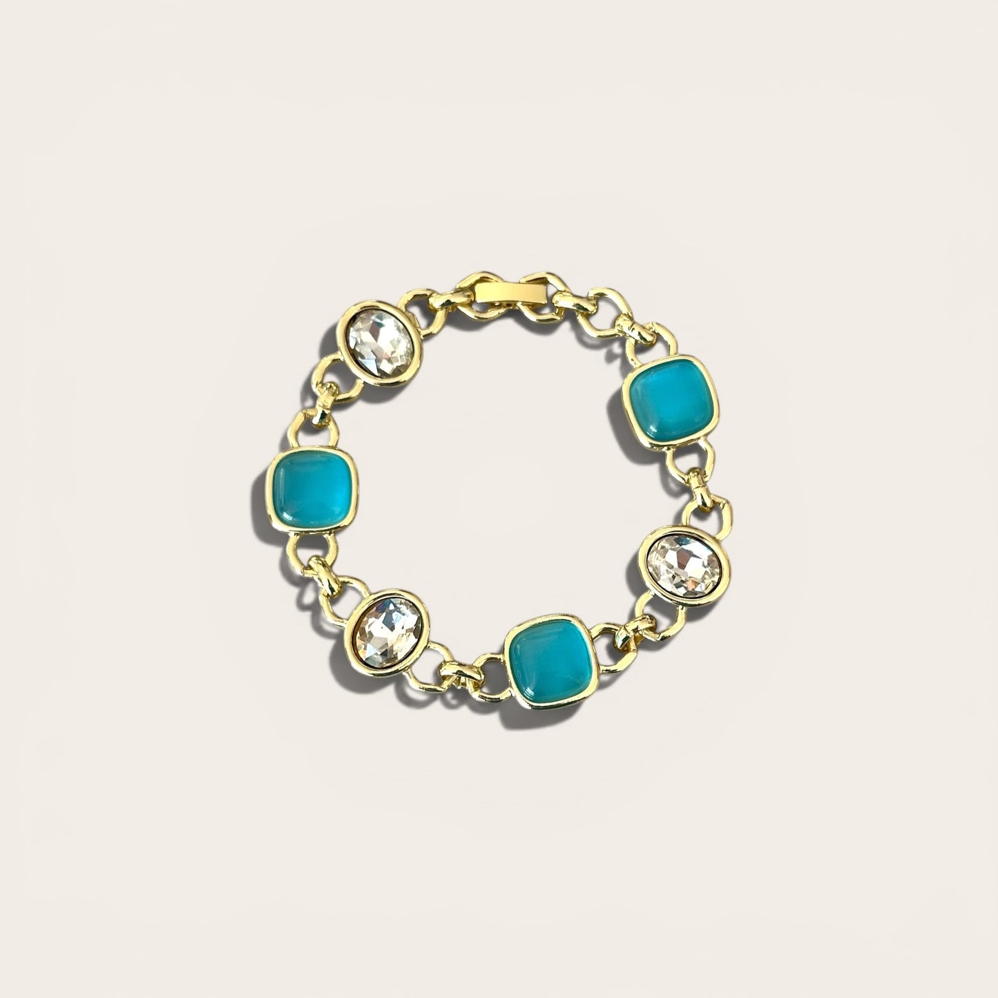 Ocean 14K Rhodium Plated Bracelet