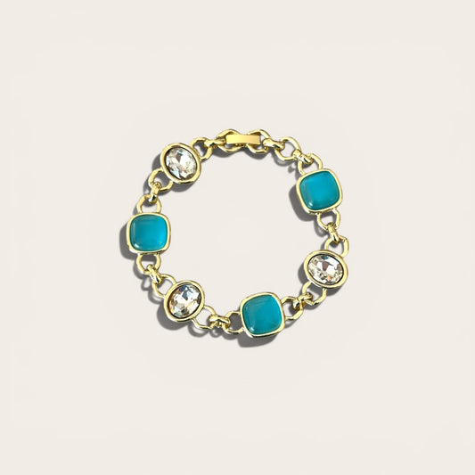 Ocean 14K Rodyum Kaplama Bileklik