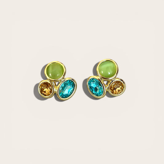Gisella 14K Rhodium Plated Earrings