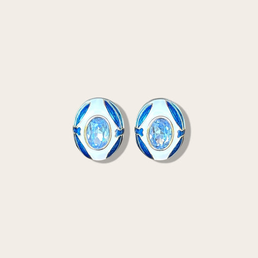 Marin 14k Rodyum Kaplama Küpe
