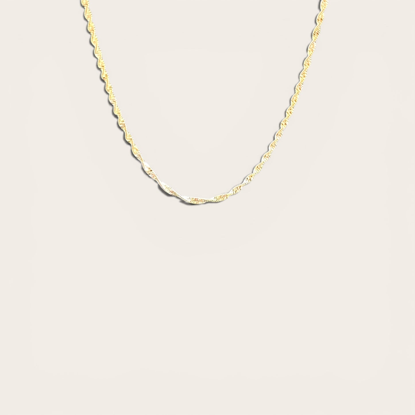 Felissa 18k 45cm Rose Rhodium Plated Chain